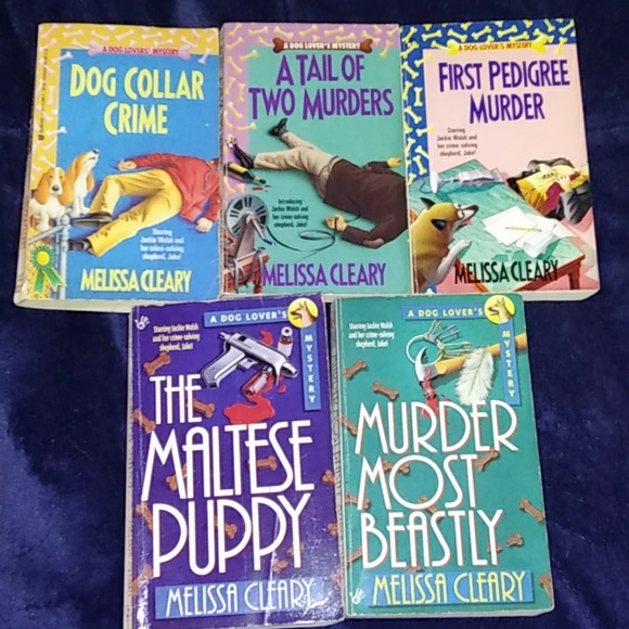 5 Melissa Cleary Paperback Dog Lover Mystery Books - Picture 1 of 12